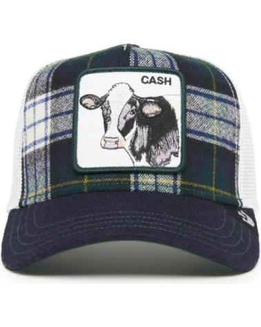 CAPPELLINO TRUCKER GOORIN BROS 'MOON COW' A QUADRI - BLU MARINO MARINO