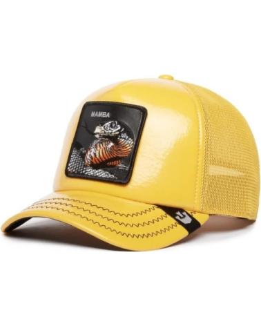 BONÉ TRUCKER GOORIN BROS SATIN 'BLACK MAMBA' AMARELO AMARILLO