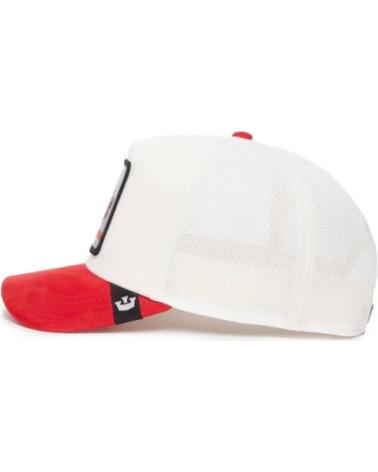 CAPPELLINO TRUCKER GOORIN BROS ANIMAL FARM DOBERMAN THE SUEDE BIANCO ROSSO