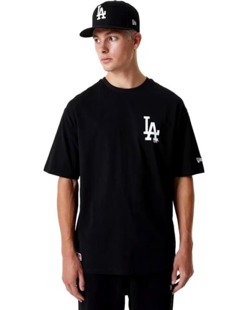 Início-NEW-ERA-CAMISETA-NEGRA-DODGERS-MLB-ESSENTIALS-OS-TEE-LOSDOD-NEGRO