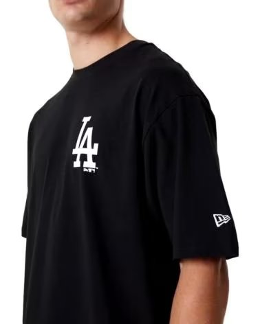 Início-NEW-ERA-CAMISETA-NEGRA-DODGERS-MLB-ESSENTIALS-OS-TEE-LOSDOD-NEGRO