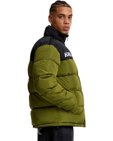 KARL KANI ABRIGO VERDE COMBINADO RETRO ESSENTIAL PUFFER JACKET VERDOSO