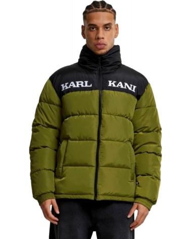 KARL KANI ABRIGO VERDE COMBINADO RETRO ESSENTIAL PUFFER JACKET VERDOSO