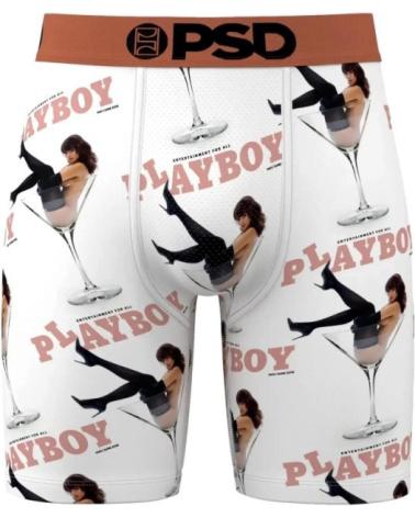 PSD BOXER PLAYBOY MARTINI GIRL CORE FIT LENGTH MEHRFARBIG WEISS MULTICOLOR
