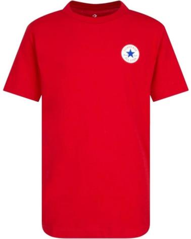 CAMISETA CONVERSE SS PRINTED CTP LOGO TEE ROJA DE MANGA CORTA ROJO