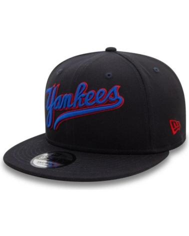 NEW ERA NEW YORK YANKEES WORDMARK PATCH 9FIFTY BLACK CAP MARINO