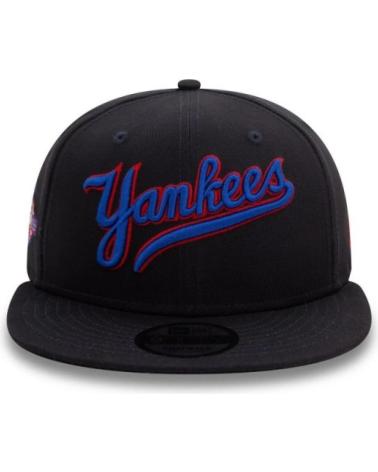 NEW ERA NEW YORK YANKEES WORDMARK PATCH 9FIFTY BLACK CAP MARINO