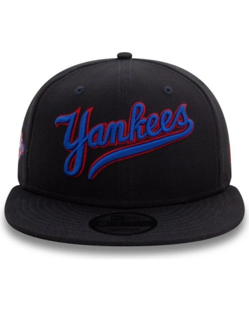 NEW ERA NEW YORK YANKEES WORDMARK PATCH 9FIFTY BLACK CAP MARINO