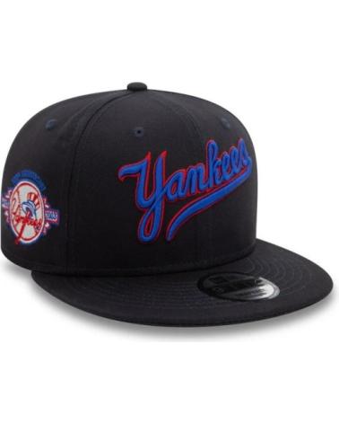 NEW ERA NEW YORK YANKEES WORDMARK PATCH 9FIFTY BLACK CAP MARINO