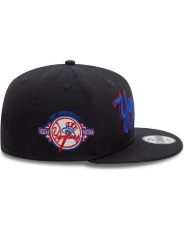 NEW ERA NEW YORK YANKEES WORDMARK PATCH 9FIFTY BLACK CAP MARINO