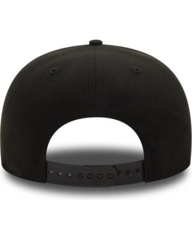 NEW ERA 9FIFTY CHICAGO BULLS WORDMARK FLAT BRIM BLACK CAP NEGRO