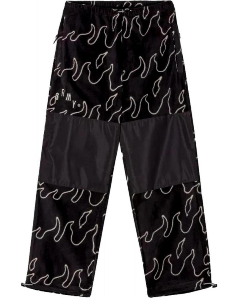 GRIMEY PANTALÓN CHÁNDAL VOODOO CHILD POLAR FLEECE TRACK NEGRO NEGRO