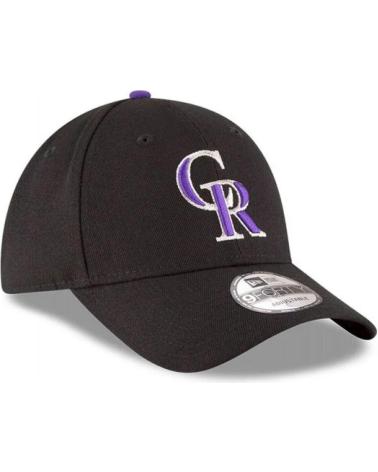 NEW ERA COLORADO ROCKIES THE LEAGUE CAP BLACK NEGRO