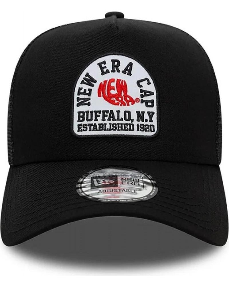NEW ERA STATE PATCH BLACK TRUCKER CAP NEGRO