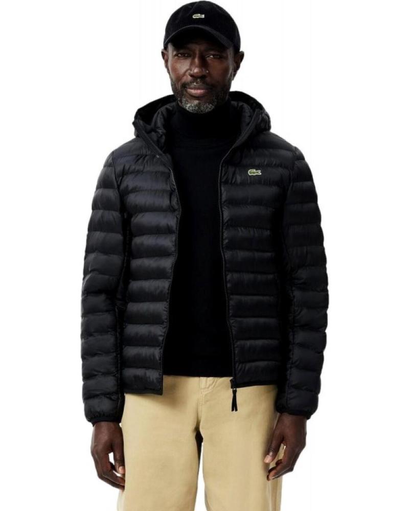 VESTE LACOSTE ESSENTIAL PADDED NOIRE NEGRO