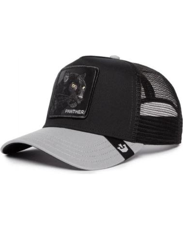 GOORIN BROS BONÉ TRUCKER 'THE PANTER' PRETO E CINZA NEGRO