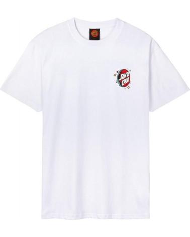 T-SHIRT SANTA CRUZ LUCKY DAY TEE BIANCA BLANCO