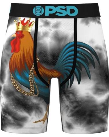 PSD BOXER 'GALLO COCKY BLU' CORE FIT LENGTH GRAU GRIS
