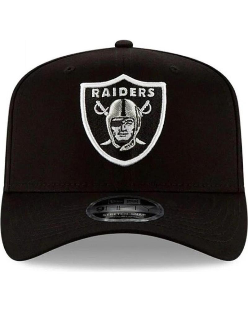 NEW ERA RAIDERS TEAM STRETCH 9FIFTY BLACK CAP NEGRO