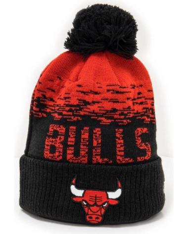 BERRETTO NEW ERA NBA CHICAGO BULLS SPORT CUFF BEANIE CHIBULL ROSSO E NERO ROJO