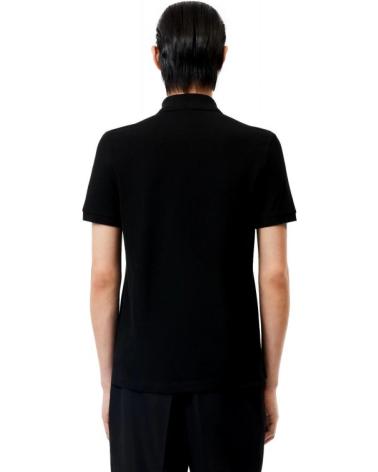 POLO LACOSTE SLIM FIT DE MANGA CORTA NEGRO NEGRO