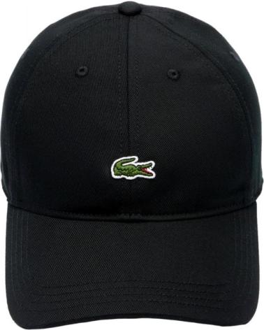 CAPPELLINO LACOSTE UNSTRUCTURED SMALL LOGO 031 NERO
