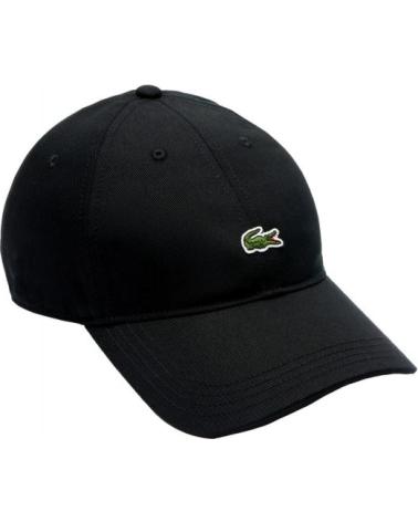 CAPPELLINO LACOSTE UNSTRUCTURED SMALL LOGO 031 NERO