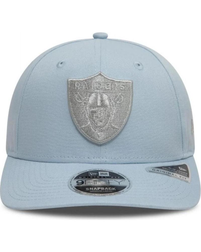 CAPPELLINO NEW ERA LAS VEGAS RAIDERS METALLIC 9FIFTY CELESTE CELESTE