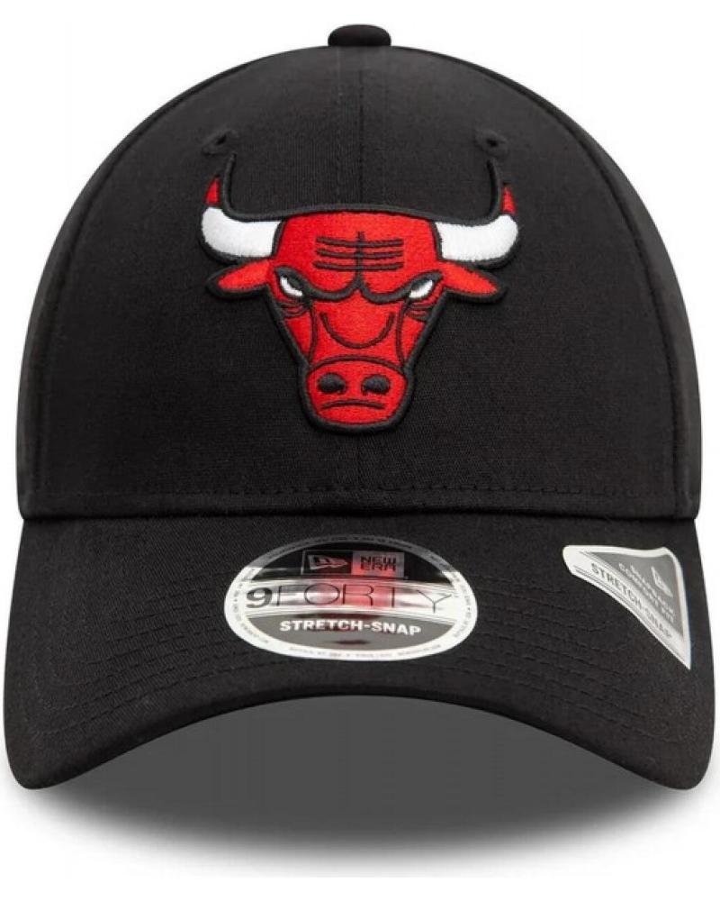 CASQUETTE NEW ERA 9FORTY STRETCH SNAP CHICAGO BULLS NOIRE NEGRO
