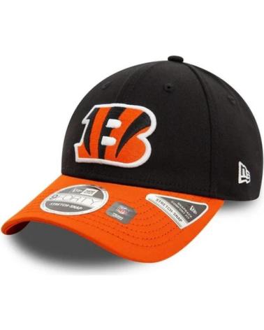 CAPPELLINO NEW ERA 9FORTY STRETCH SNAP CINCINNATI BENGALS NFL NERO NEGRO