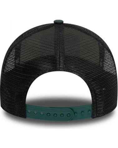 BONÉ TRUCKER NEW ERA NE PATCH ALGODÃO LONA VERDE E BEGE BEIG