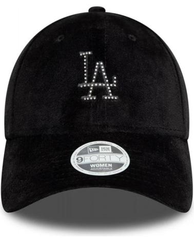 BONÉ NEW ERA 9FORTY DODGERS WMNS VELUDO DIAMANTE PRETO LOSDOD NEGRO