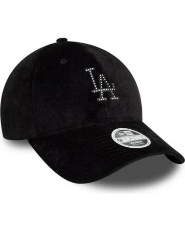 BONÉ NEW ERA 9FORTY DODGERS WMNS VELUDO DIAMANTE PRETO LOSDOD NEGRO