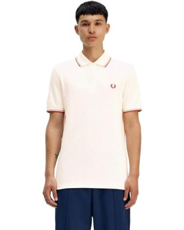 POLO FRED PERRY TWIN TIPPED BEIGE BEIGE