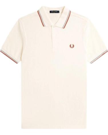 POLO FRED PERRY TWIN TIPPED BEIGE BEIGE