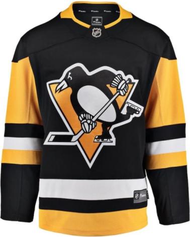 MAGLIA DA HOCKEY FANATICS PITTSBURGH PENGUINS MESH NERA NEGRO
