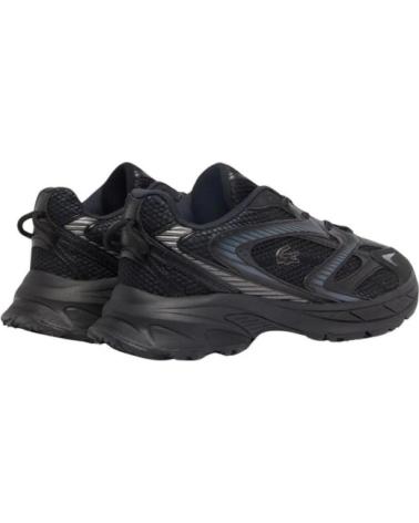 LACOSTE NEO SHOT 125 1 SMA BLACK SNEAKERS NEGRO
