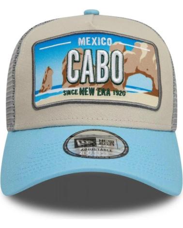 CASQUETTE TRUCKER NEW ERA CABO LICENSE PLATE CÉLESTE AZUL