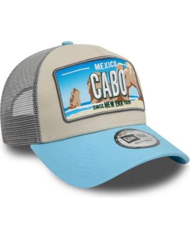 CASQUETTE TRUCKER NEW ERA CABO LICENSE PLATE CÉLESTE AZUL