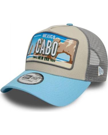 CASQUETTE TRUCKER NEW ERA CABO LICENSE PLATE CÉLESTE AZUL