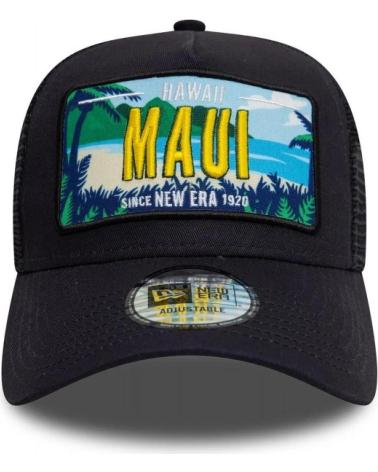 CASQUETTE TRUCKER NEW ERA MAUI LICENSE PLATE NOIRE NEGRO