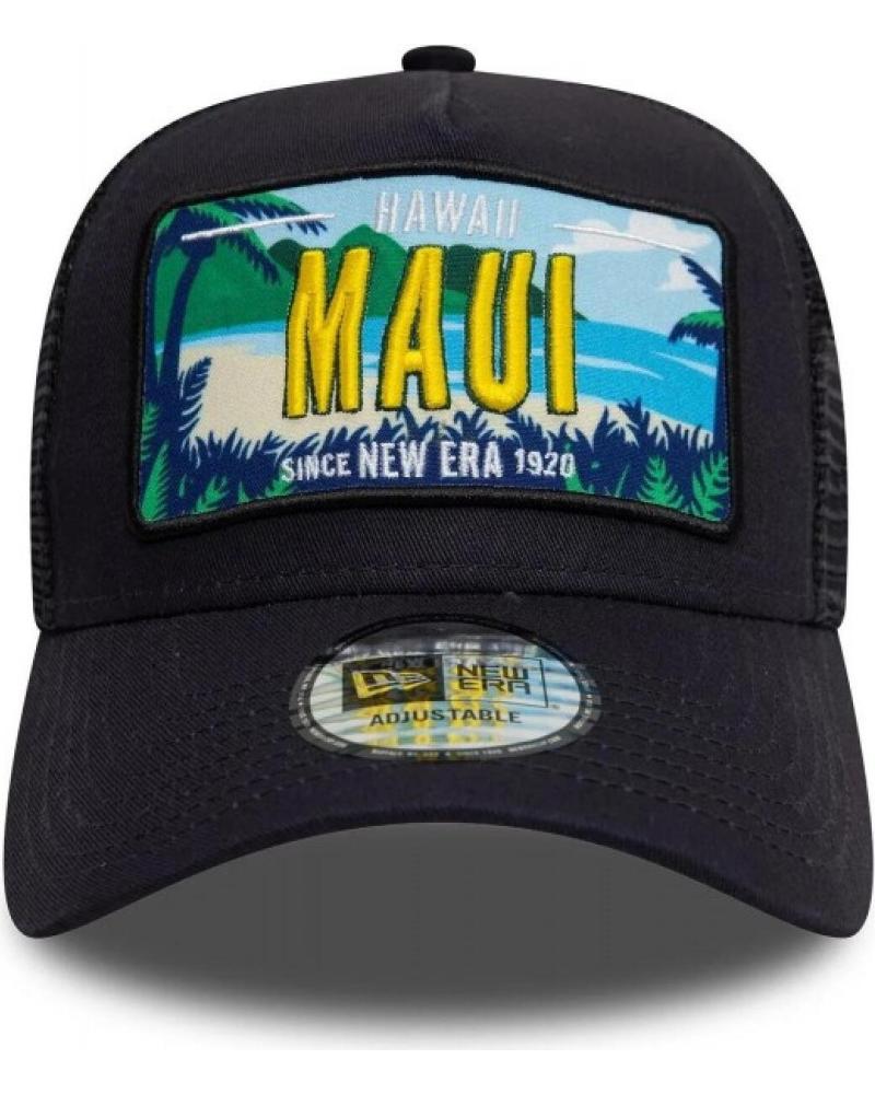 CASQUETTE TRUCKER NEW ERA MAUI LICENSE PLATE NOIRE NEGRO