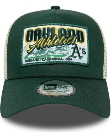NEW ERA GORRA OAKLAND TRUCKER EN PARA HOMBRE VERDE