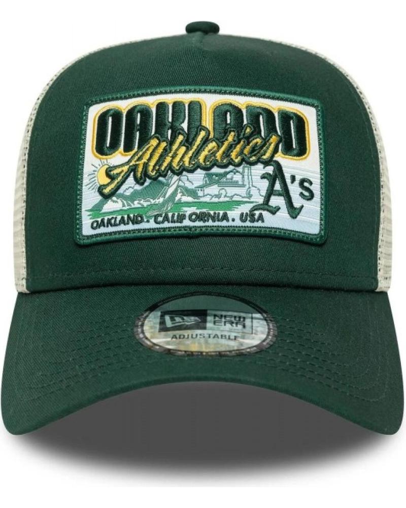 NEW ERA GORRA OAKLAND TRUCKER EN PARA HOMBRE VERDE