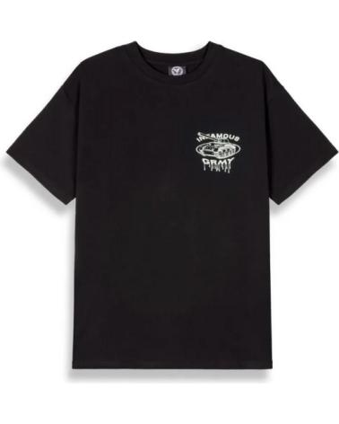 T-SHIRT REGULAR GRIMEY THE THINK TANK PRETO NEGRO