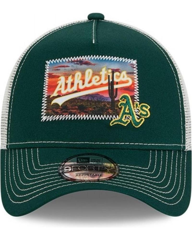 BONÉ NEW ERA 9FORTY A-FRAME OAKLAND ATHLETICS VERDE PATCH VERDE