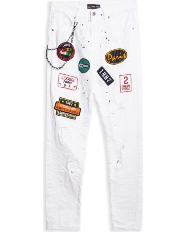 PANTALON BLANC AREA ZERO CANADA PATCHED POUR HOMME BLANCO