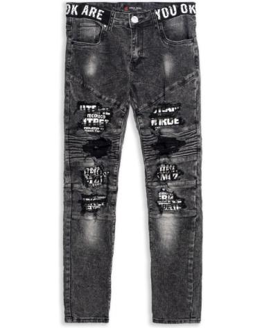 PANTALON AREA ZERO TRUE TEAM WAISTED NOIR DÉLAVÉ NEGRO GASTADO