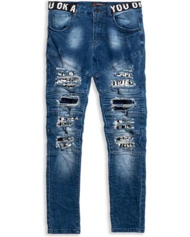 JEANS AREA ZERO TRUET 'ARE YOU WAIST BAND' EFFET MOUILLÉ USÉ MOJADO GASTADO