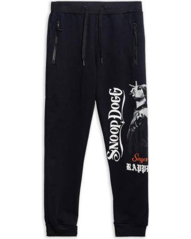 PANTALON DE SURVÊTEMENT AREA ZERO SNOOP DOGG RAPPER NOIR NEGRO